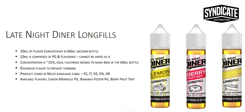 PROMOTION!!! FLAVOUR Bananas Foster Pie- Late Night Diner 20ml (0mg) longfill (expire date: 21.junio.2023) - Item2