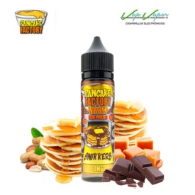Snikkers Pancake Factory 50ml (0mg) / 100ml (0mg) Tortitas Caramelo, Chococale, Cacahuete