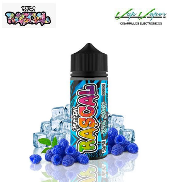 OFERTA!!! Puffin Rascal BLUE MAGIC 100ml (0mg) Frambuesas Azules y Menthol 70VG/30PG