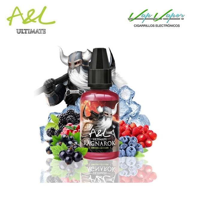 FLAVOUR A&L Ultimate Ragnarok GREEN EDITION 30ml Forest Fruits + Freshness (Forest Fruits: strawberries, blackberries, raspberries and blueberries)