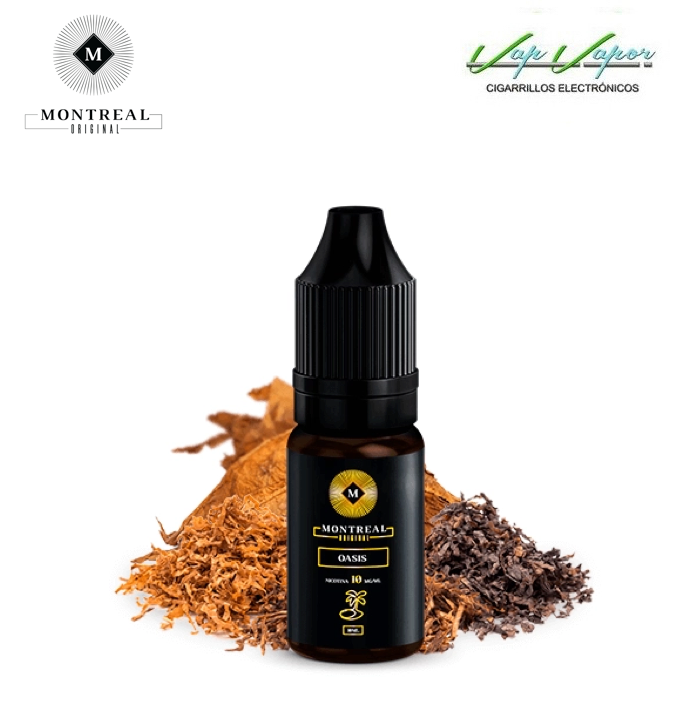 SALTS Montreal Original OASIS 10ml (10mg/20mg) Turkish tobacco and Virginia flavour