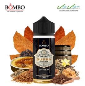 SUPRA RESERVA (Reserve) 100ml (0mg) Platinum Tobaccos by Bombo (60%VG/40%PG) Tabaco Dulce