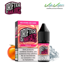 OFERTA!!! SALES Drifter PEACH ICE Bar Salts 10ml (0mg/5mg/10mg/15mg/20mg) melocotón, hielo