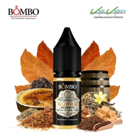 SALES SUPRA RESERVA (Reserve) Platinum Tobaccos by Bombo 10ml (10mg/20mg) (50%VG/50%PG) Tabaco Dulce 
