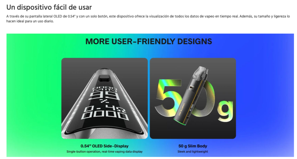 OFERTA!!! Vmate PRO 2 1500mah 2ml Voopoo 30W - Ítem4