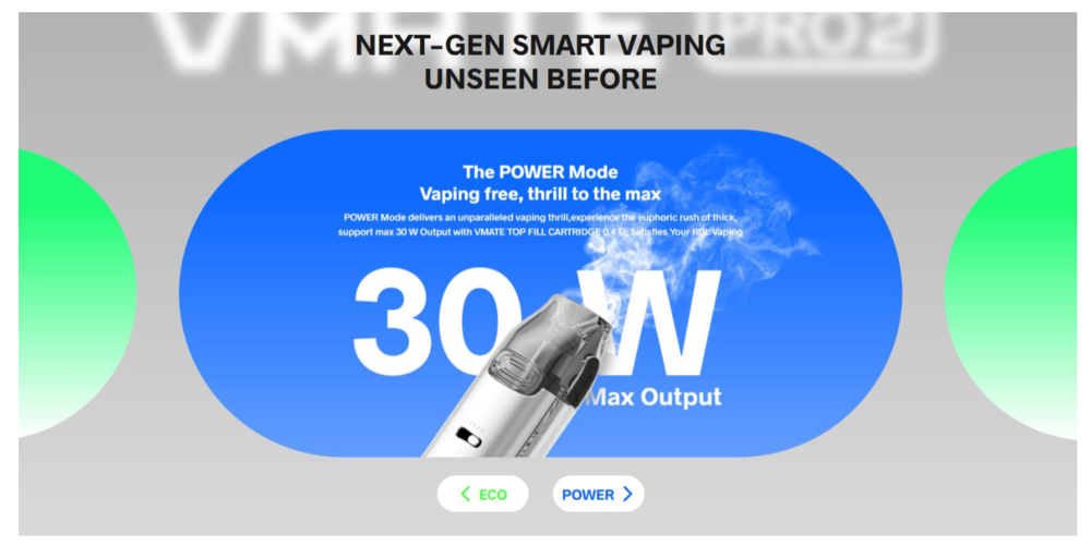 OFERTA!!! Vmate PRO 2 1500mah 2ml Voopoo 30W - Ítem6