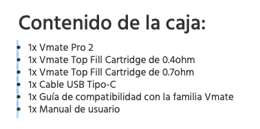OFERTA!!! Vmate PRO 2 1500mah 2ml Voopoo 30W - Ítem11