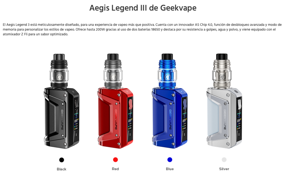 Kit Aegis Legend 3 200W + Z Fli Tank 2ml Geekvape - Item2