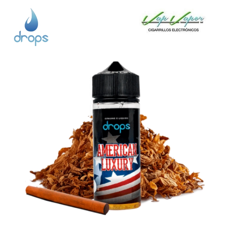 FLAVOUR DROPS American Luxury 40ml (longfill bottle 120ml) American Tobacco