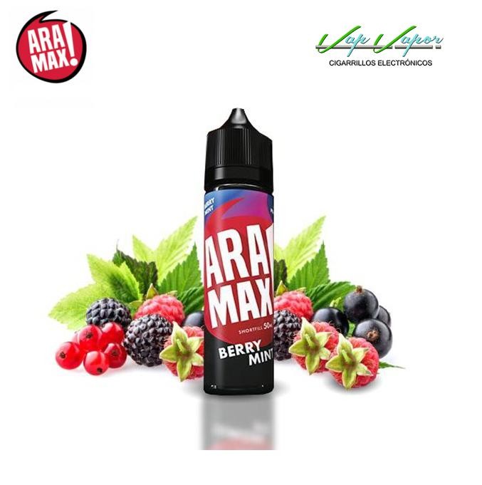 Aramax Berry Mint 50ml (0mg) Bayas y Menta 75VG/25PG