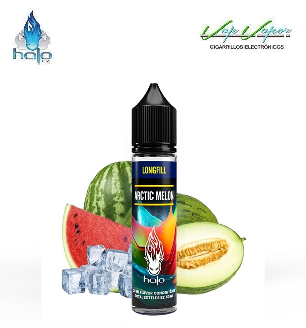 OFERTA!!! AROMA Halo ARCTIC MELON 20ml (0mg) longfill (botella de 60ml)