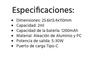 2x1 OFERTA!!! ARGUS G2 Mini Kit 1200mah 2ml 30W - Ítem12