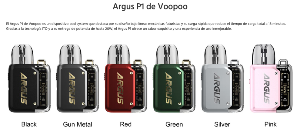 ARGUS P1 800mah 20W 2ml Voopoo (Quick Charge in 18 minutes) - Item2