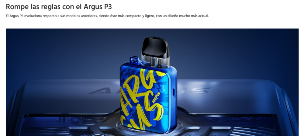 OFERTA!!! ARGUS P3 1500mah 30W 2ml Voopoo - Ítem4