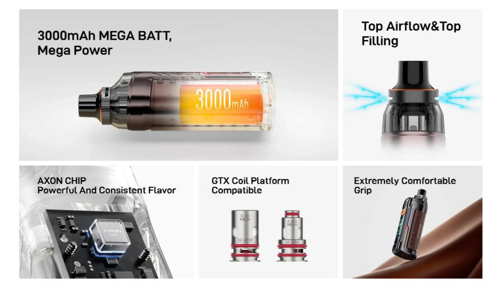 OFERTA!!!! Armour G 3000mah 80W 2ml Vaporesso - Ítem3