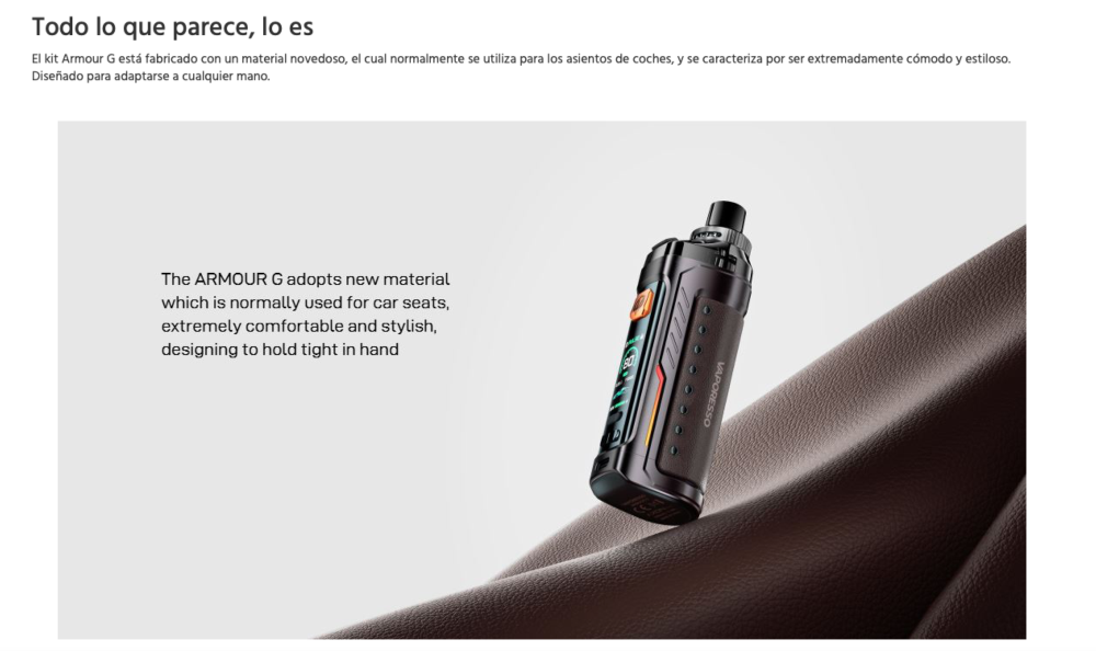 OFERTA!!!! Armour G 3000mah 80W 2ml Vaporesso - Ítem10