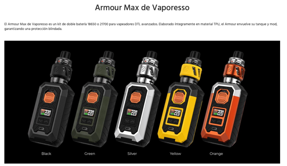 Armour MAX 220W + Itank 2 2ml Vaporesso - Item2