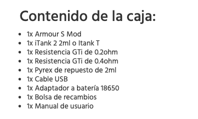 Armour MAX 220W + Itank 2 2ml Vaporesso - Item14