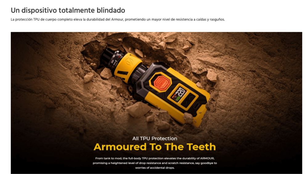 Mod Armour MAX 220W Vaporesso - Ítem3