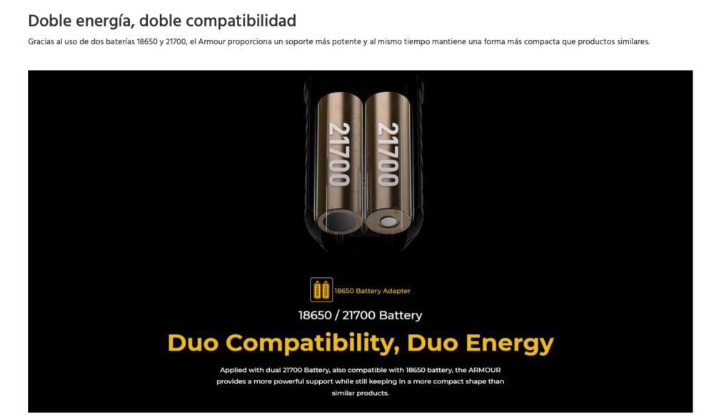 Mod Armour MAX 220W Vaporesso - Ítem6