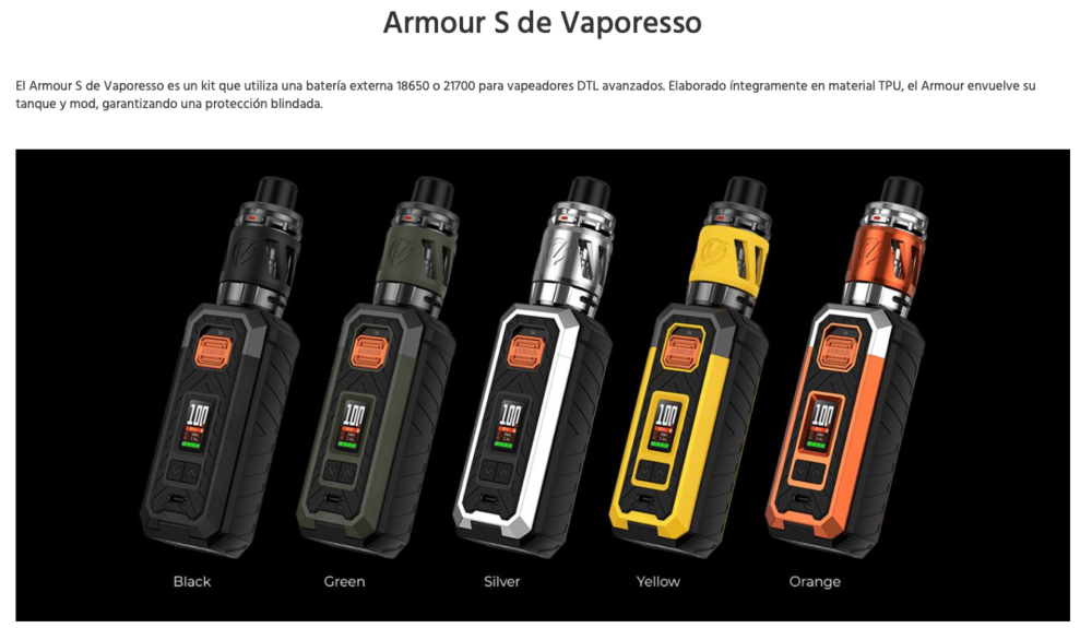 Armour S 100W + Itank 2 2ml Vaporesso - Item2