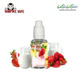 AROMA - VAMPIRE VAPE Strawberry Milkshake (Batido de Fresa) 30ml