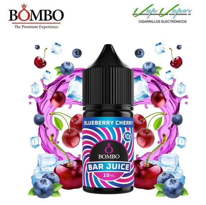 AROMA Blueberry Cherry 10ml minilongfill (en botella de 30ml) Bar Juice by Bombo