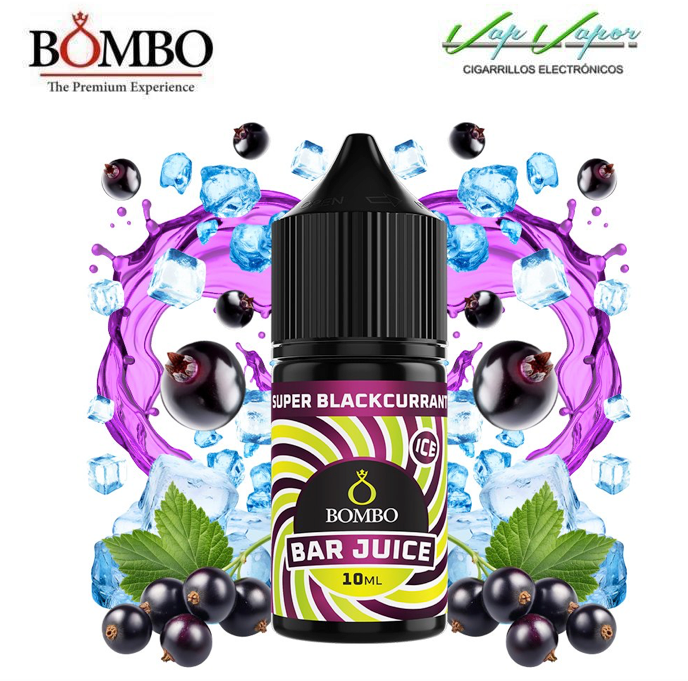 AROMA Super Blackcurrant 10ml minilongfill (en botella de 30ml) Bar Juice by Bombo