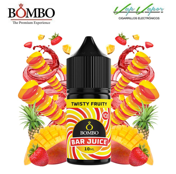 AROMA Twisty Fruity 10ml minilongfill (en botella de 30ml) Bar Juice by Bombo