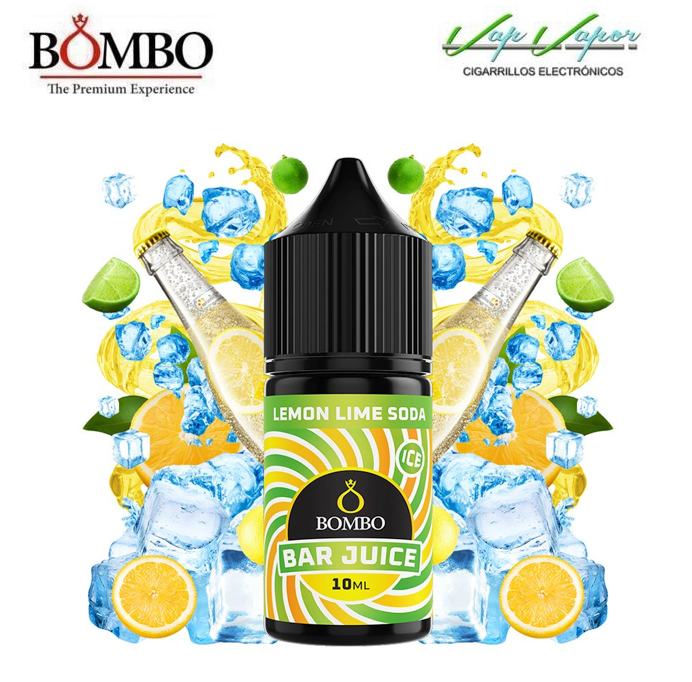 AROMA Lemon Lime Soda ICE 10ml minilongfill (en botella de 30ml) Bar Juice by Bombo
