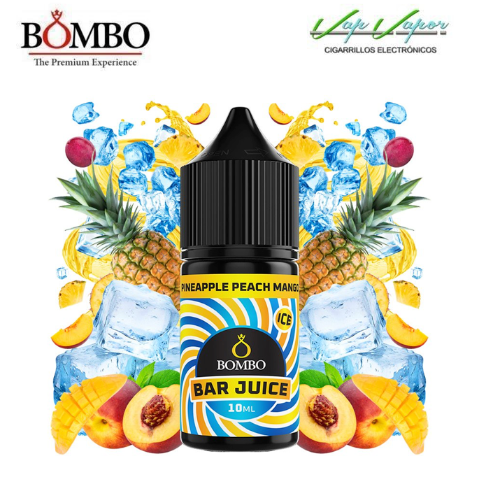 AROMA Pineapple Peach Mango ICE 10ml minilongfill (en botella de 30ml) Bar Juice by Bombo