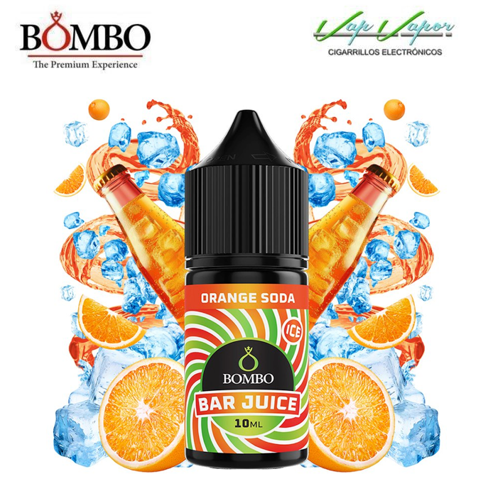AROMA Orange Soda ICE 10ml minilongfill (en botella de 30ml) Bar Juice by Bombo - Ítem1