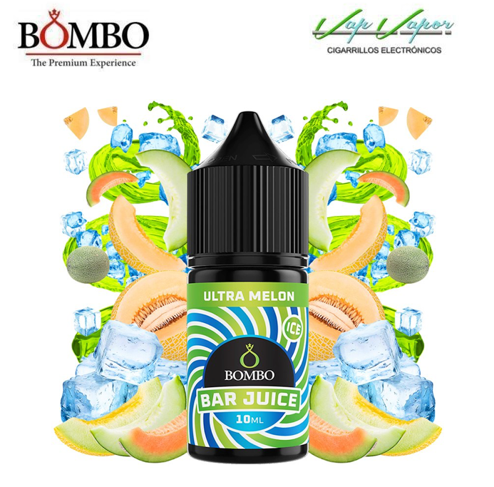 AROMA Ultra Melon ICE 10ml minilongfill (en botella de 30ml) Bar Juice by Bombo