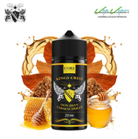 AROMA- Core Edition - Don Juan TABACO DULCE 20ml Longfill (en botella de 120ml) Kings Crest (Tabaco Puro, Miel)