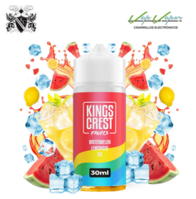 AROMA Watermelon Lemonade ICE 30ml Longfill (en botella de 120ml) Kings Crest