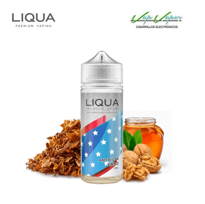 AROMA Liqua AMERICAN BLEND 24ml (botella 120ml) 