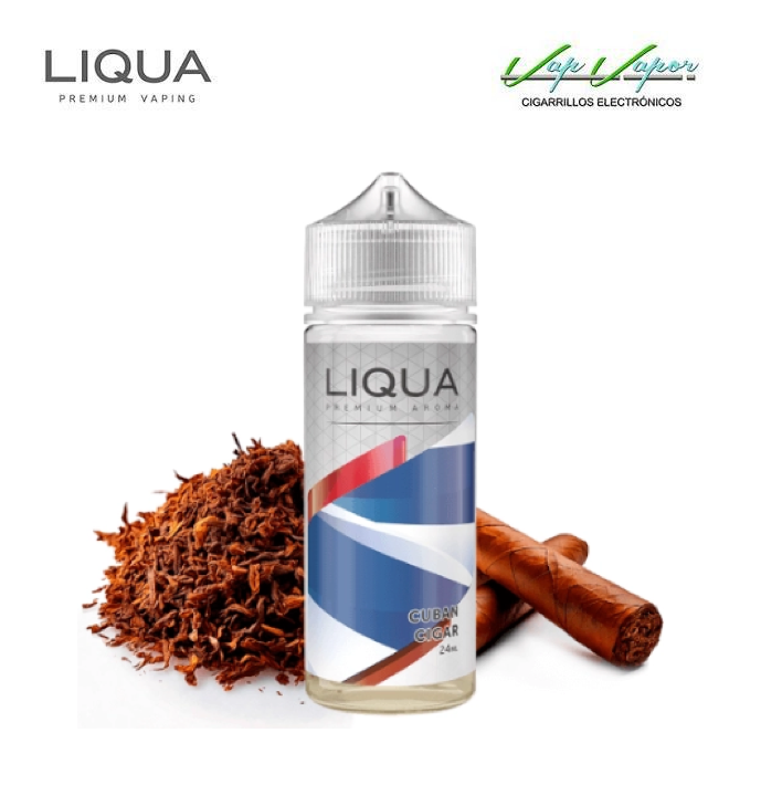 AROMA Liqua CUBAN CIGAR 24ml longfill (botella 120ml) 