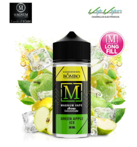 AROMA Magnum Green Apple Ice 30ml (en botella de 120ml) Longfill Bombo