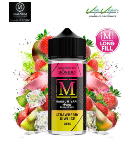 AROMA Magnum Strawberry Kiwi Ice 30ml (en botella de 120ml) Longfill Bombo (Fresa, Kiwi, Frescor)