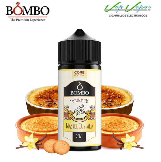 AROMA - Core Edition - MASTER CUSTARD 20ml (en botella de 120ml) Longfill Pastry Masters by Bombo