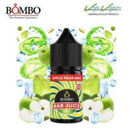 AROMA Apple Pear MAX ICE 10ml minilongfill (en botella de 30ml) Bar Juice by Bombo
