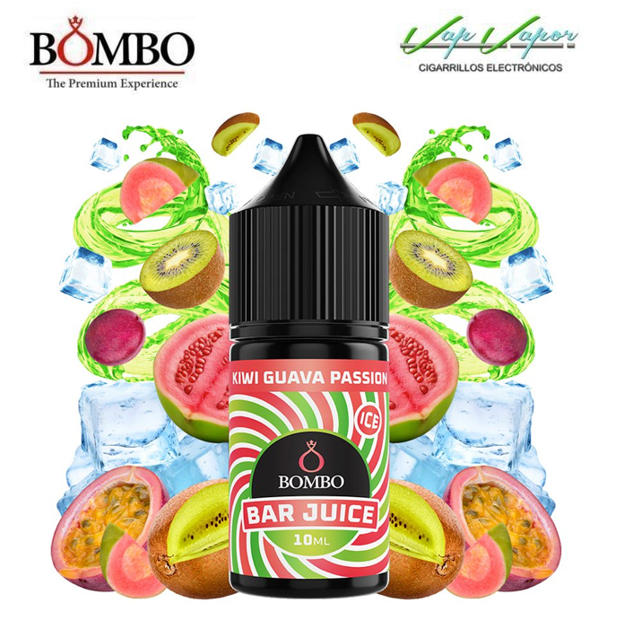 AROMA Kiwi Guava Passion ICE 10ml minilongfill (en botella de 30ml) Bar Juice by Bombo