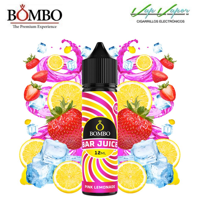 AROMA Pink Lemonade ICE 12ml longfill (en botella de 60ml) Bar Juice by Bombo