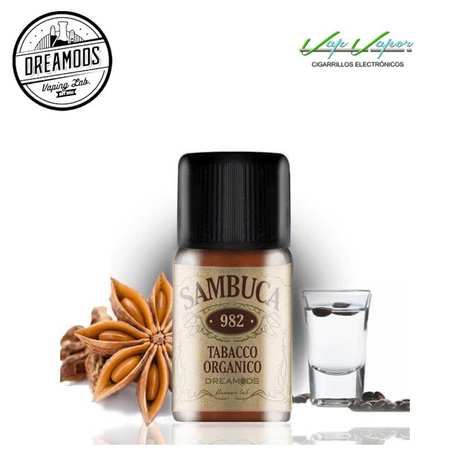 AROMA Dreamods Tabaco ORGÁNICO Sambuca 10ml