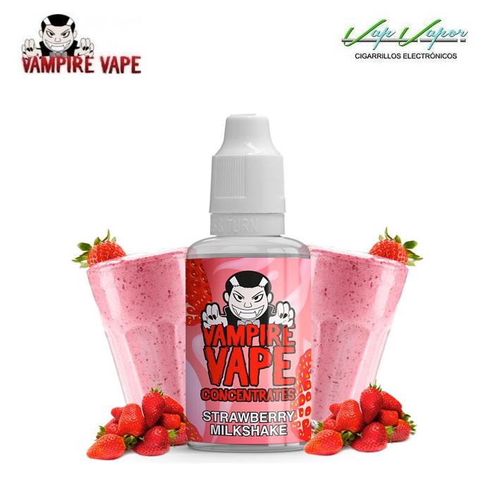 AROMA - VAMPIRE VAPE Strawberry Milkshake (Batido de Fresa) 30ml