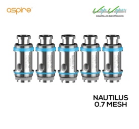 Aspire Nautilus XS 0.7ohms (18-22W) Mesh Coils (1 COIL)