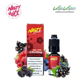 SALES Bad Blood Nasty Juice 10ml - 10mg / 20mg (Grosella Negra + Menta)