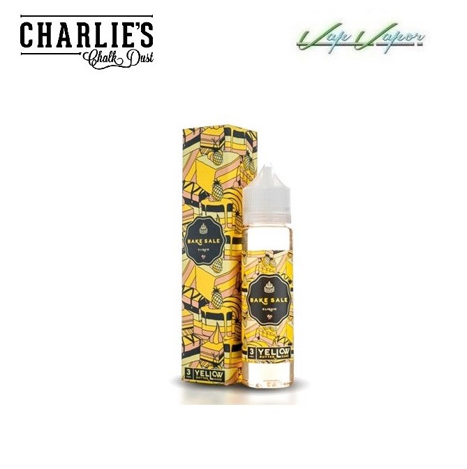 Charlies Chalk Dust Bake Sale Yellow 50ml 0mg