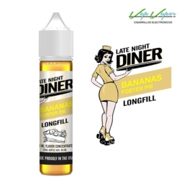 PROMOTION!!! FLAVOUR Bananas Foster Pie- Late Night Diner 20ml (0mg) longfill (expire date: 21.junio.2023)
