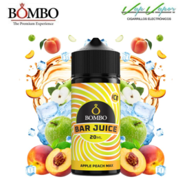 AROMA Apple Peach MAX 20ml (en botella de 120ml) Longfill Bar Juice by Bombo